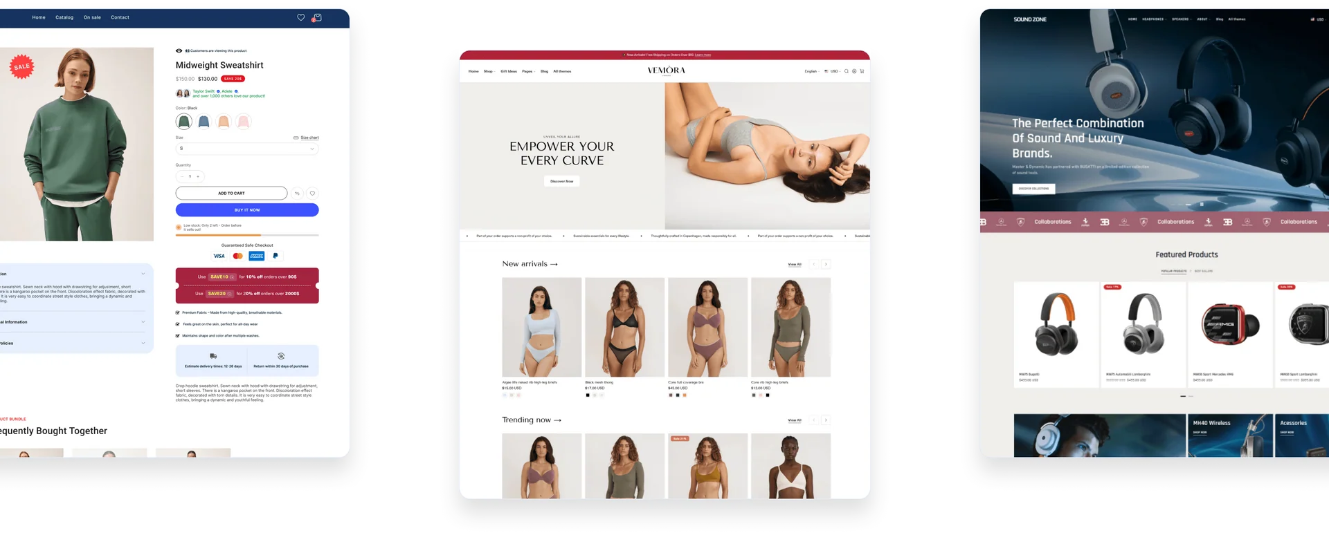 Shopify stores built with Smind