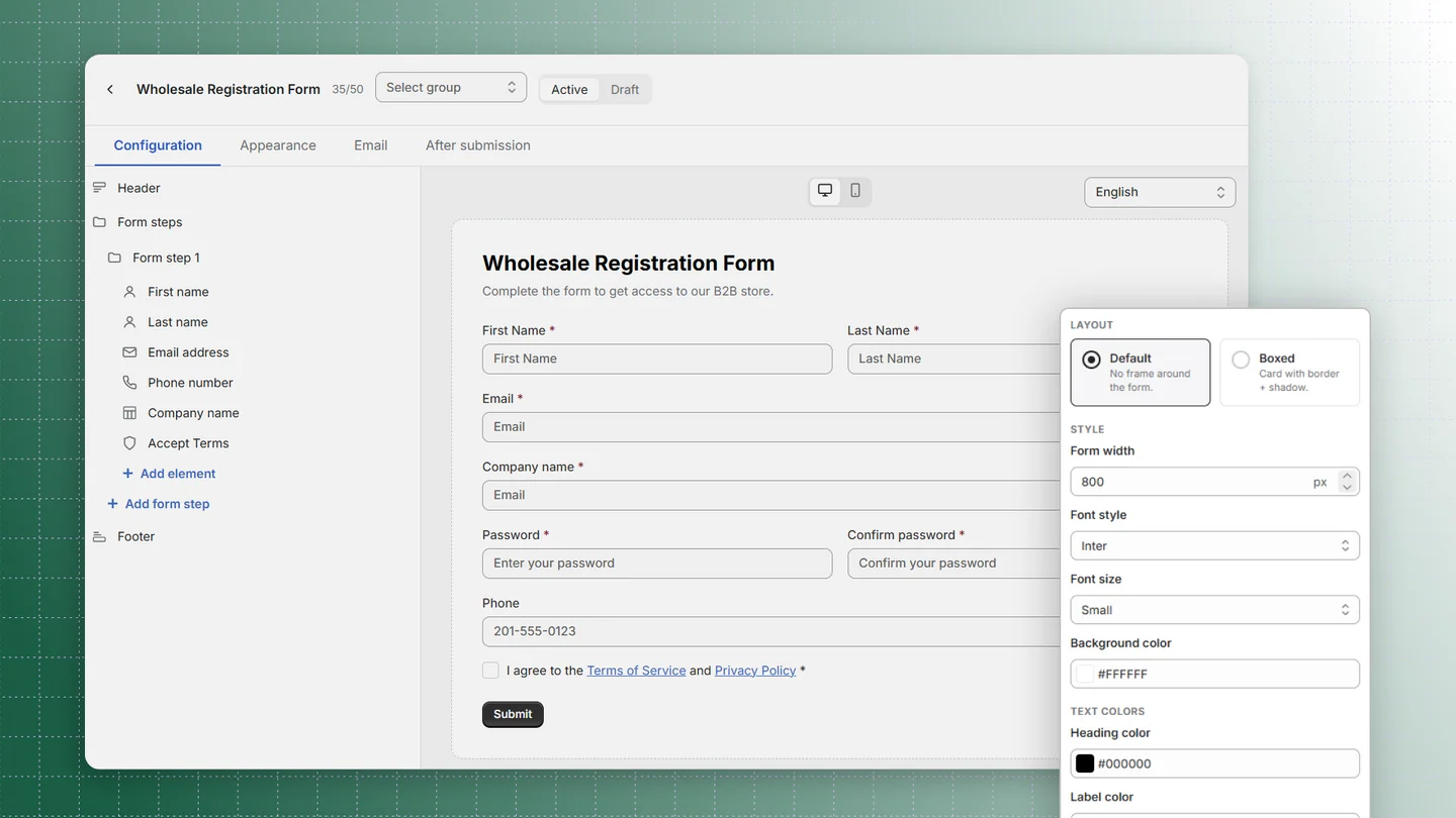 Registration Form