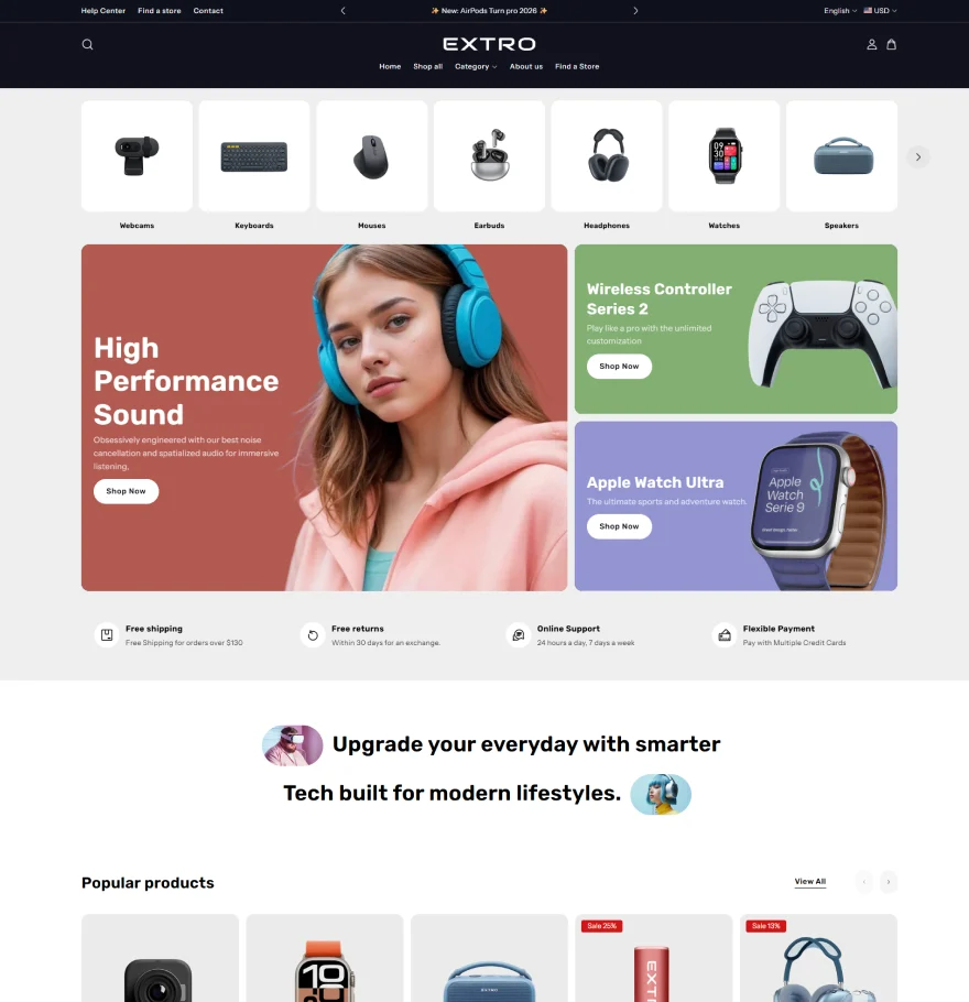 Home Page demo 1