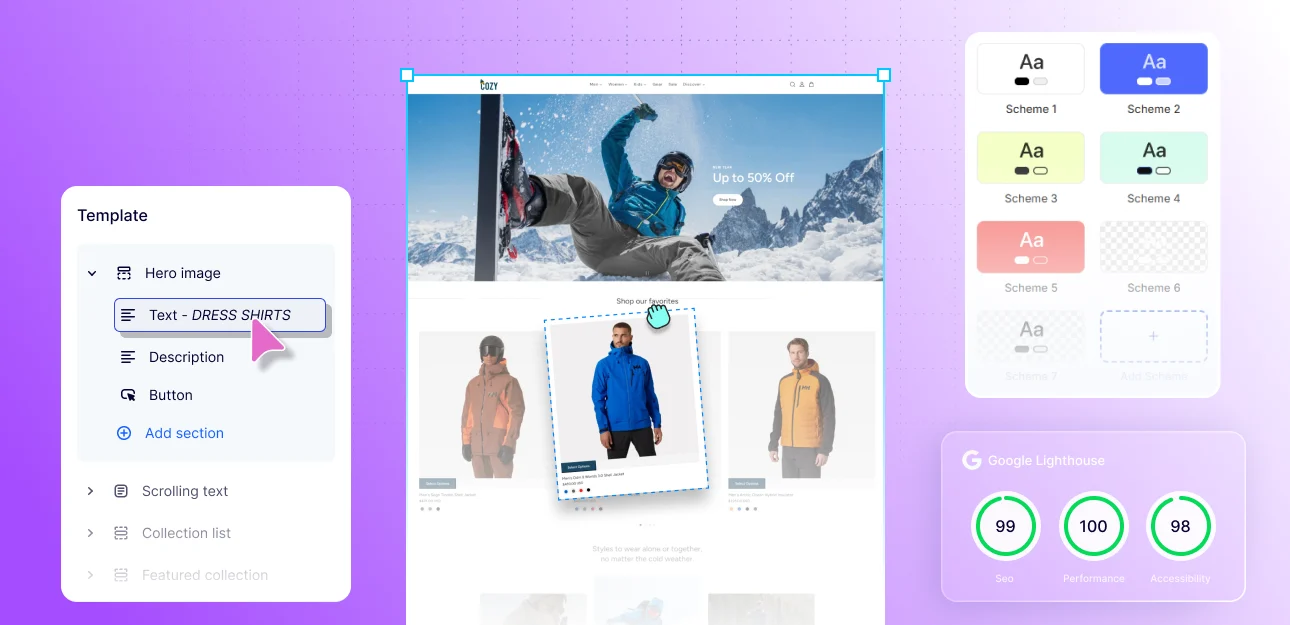 Built for speed. Built for landing pages.