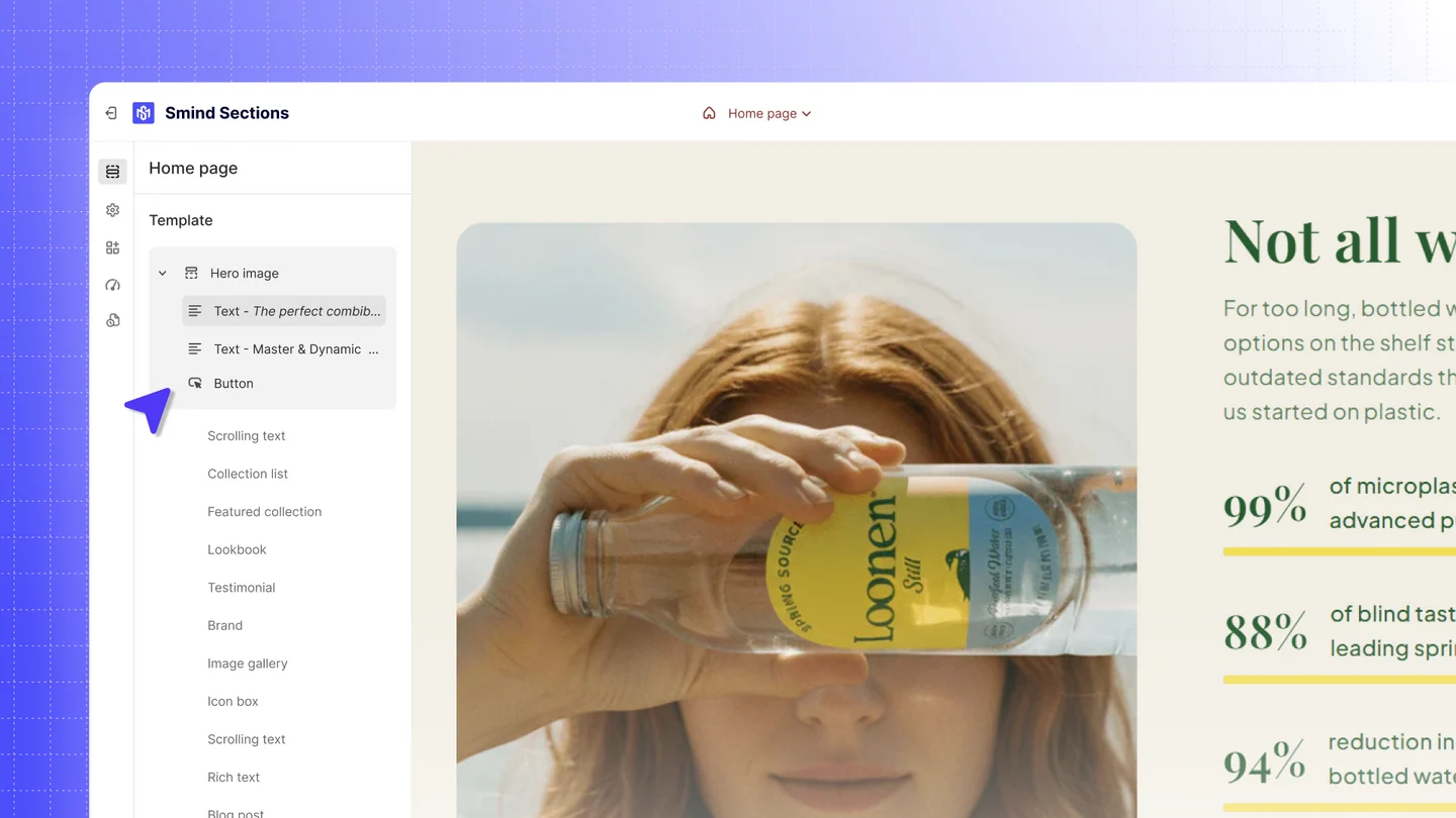 More than sections. A full library of sections, templates and packages.