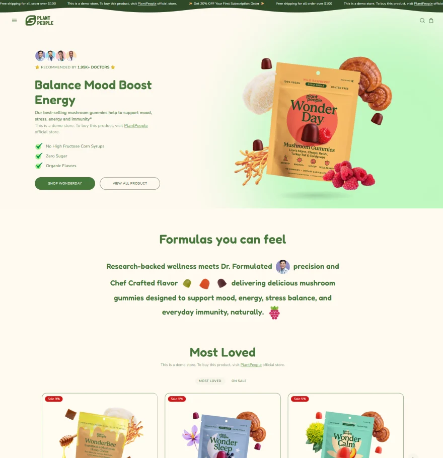 Store Packages demo 2