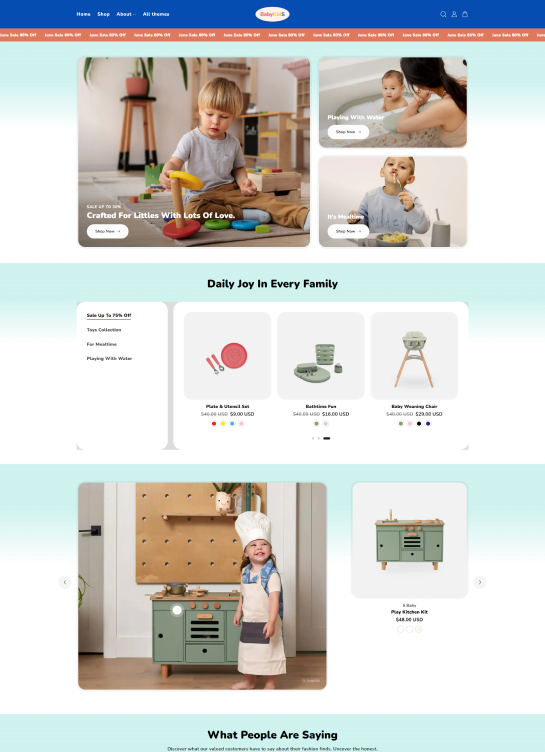 Baby & Kids 1 Template Kits