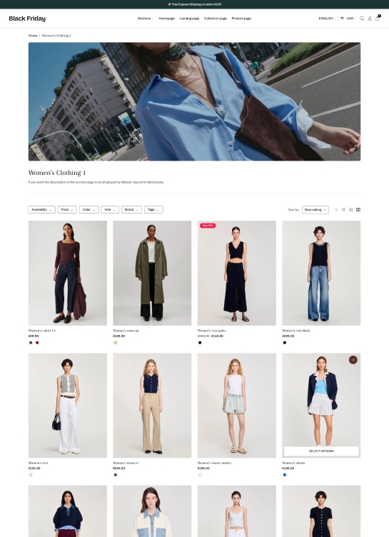 Collection Page