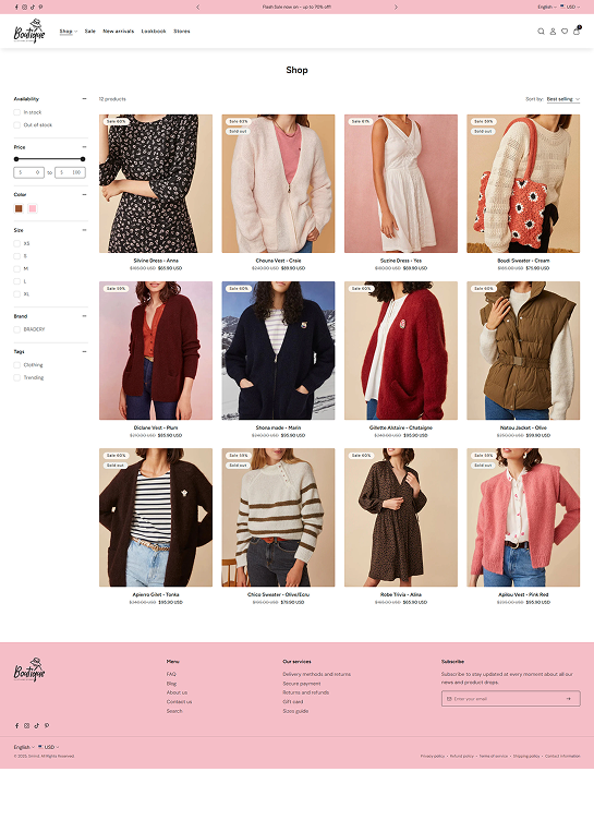 Collection Page