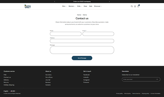 Contact Page