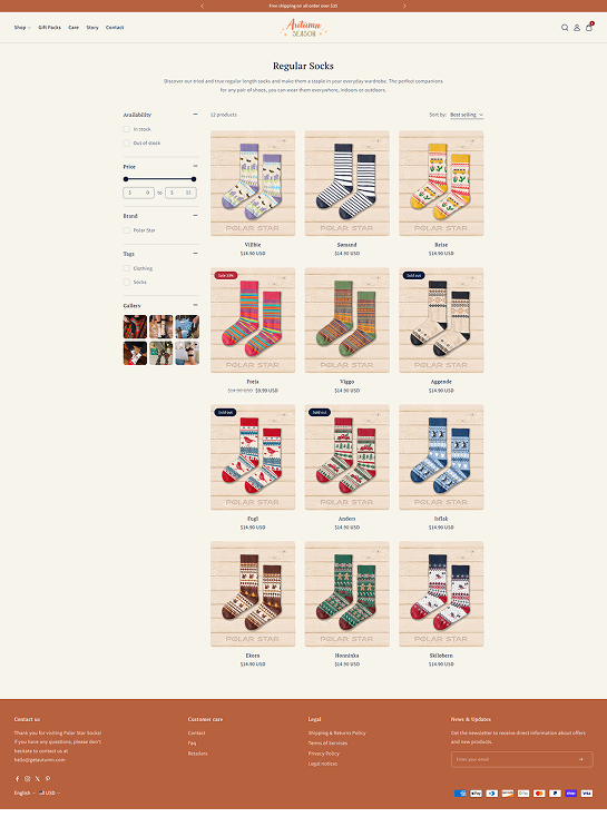 Collection Page