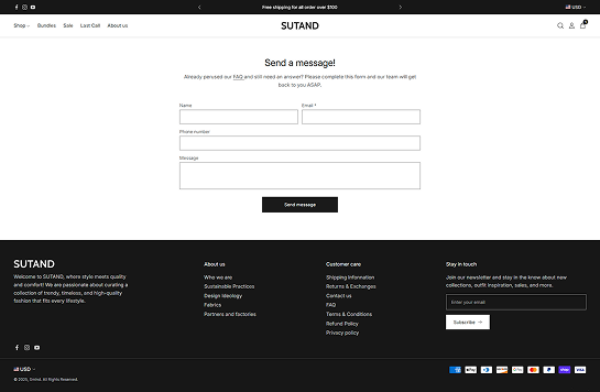 Contact Page