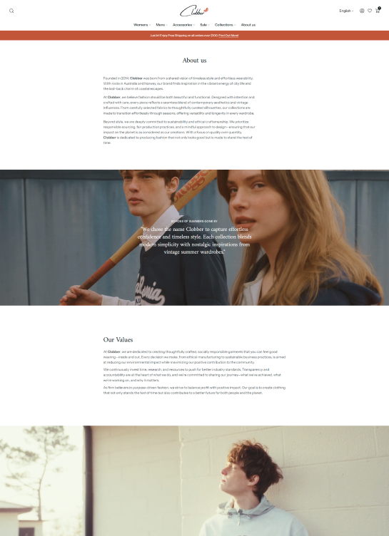 About Us Page