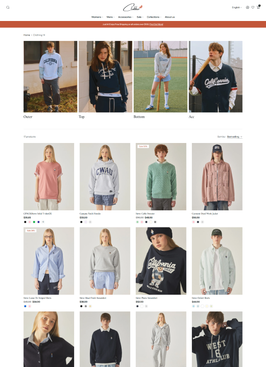 Collection Page