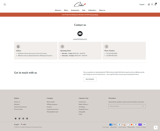 Contact Page