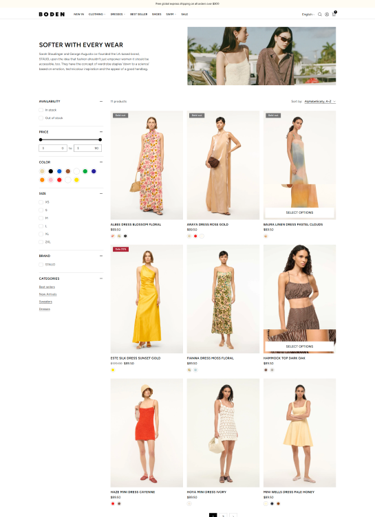 Collection Page