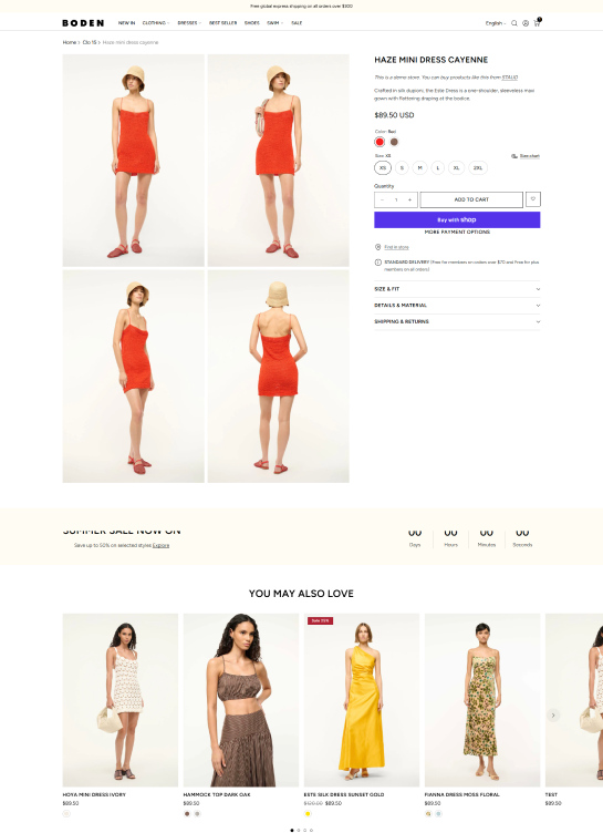 Product Page