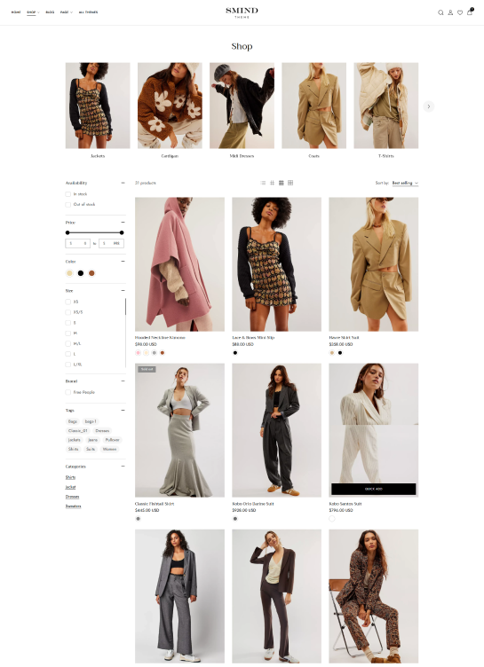 Collection Page