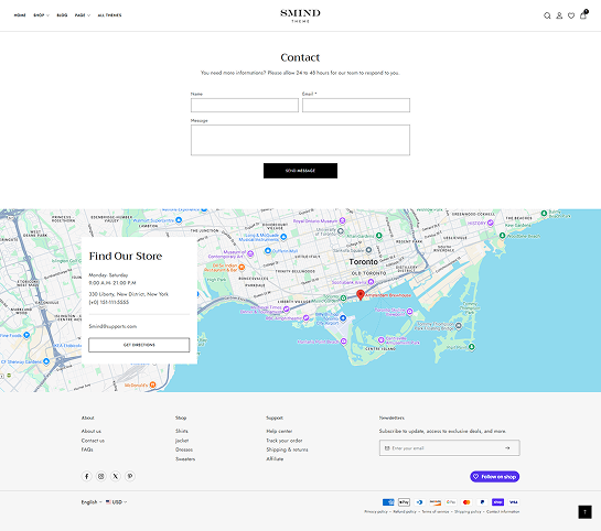 Contact Page