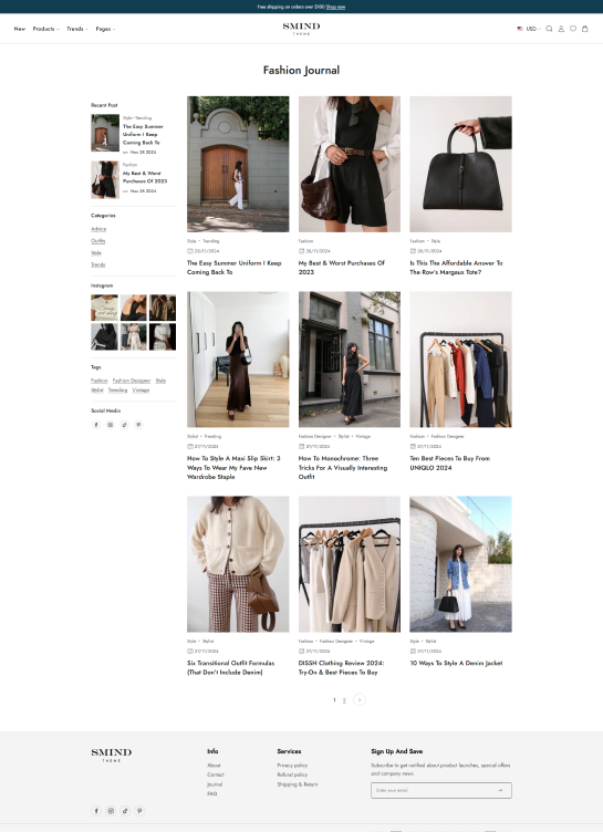 Blog Page