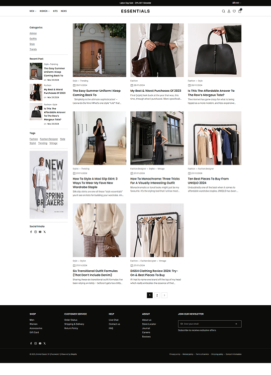 Blog Page