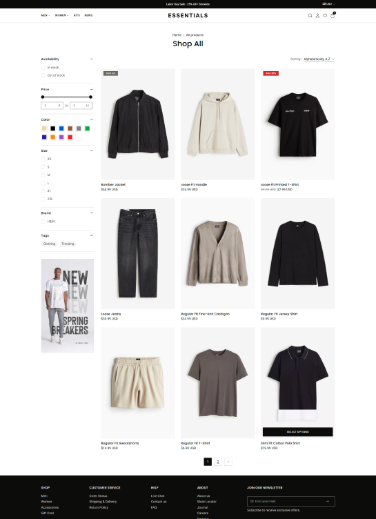 Collection Page