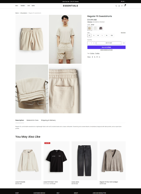 Product Page