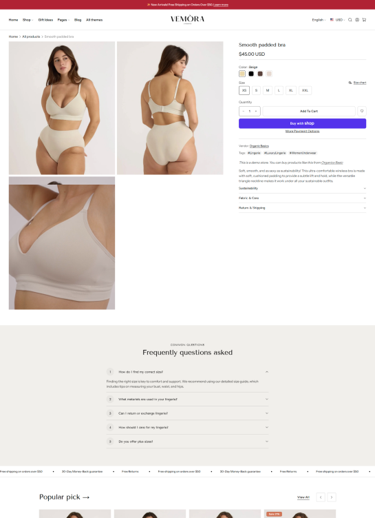 Product Page