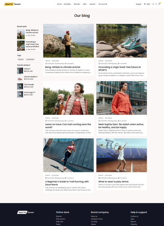 Blog Page
