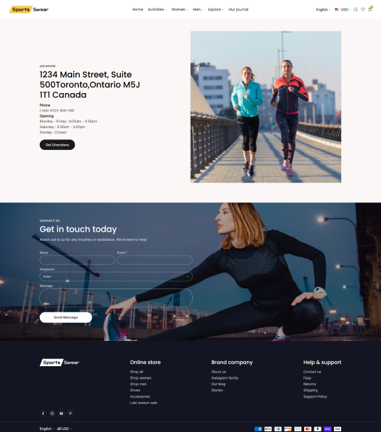 Contact Page