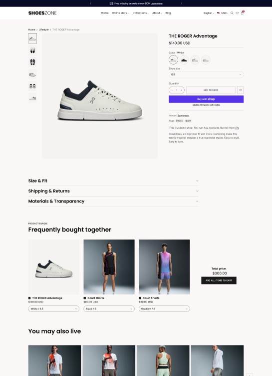 Product Page