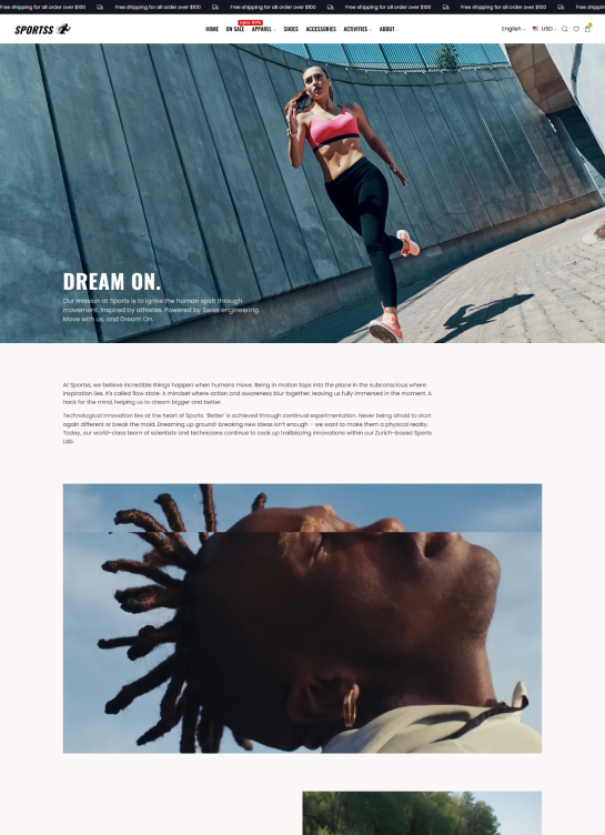 About Us Page