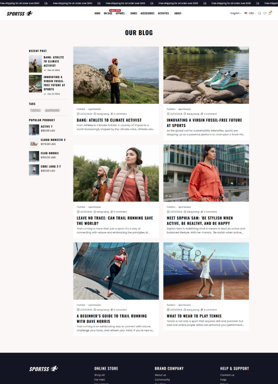 Blog Page