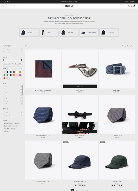 Collection Page