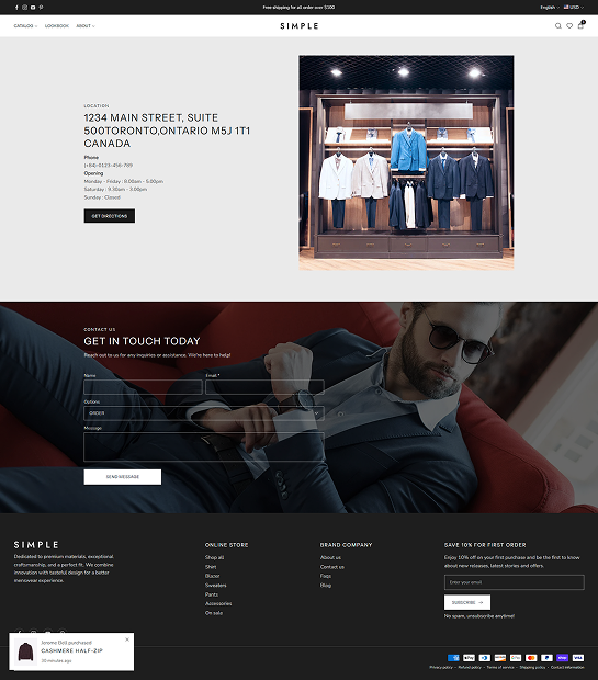 Contact Page