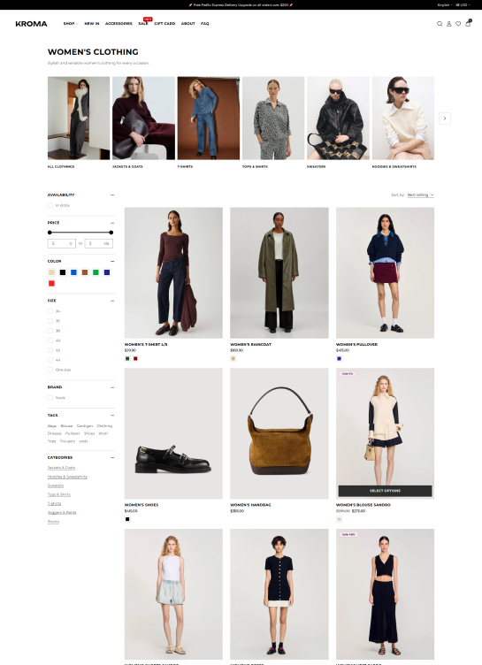Collection Page