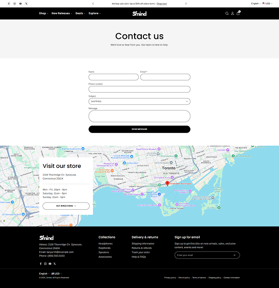 Contact Page