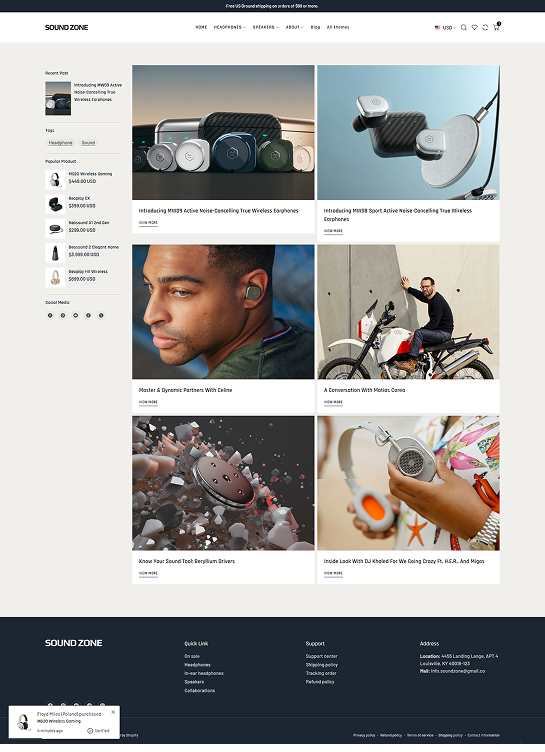 Blog Page