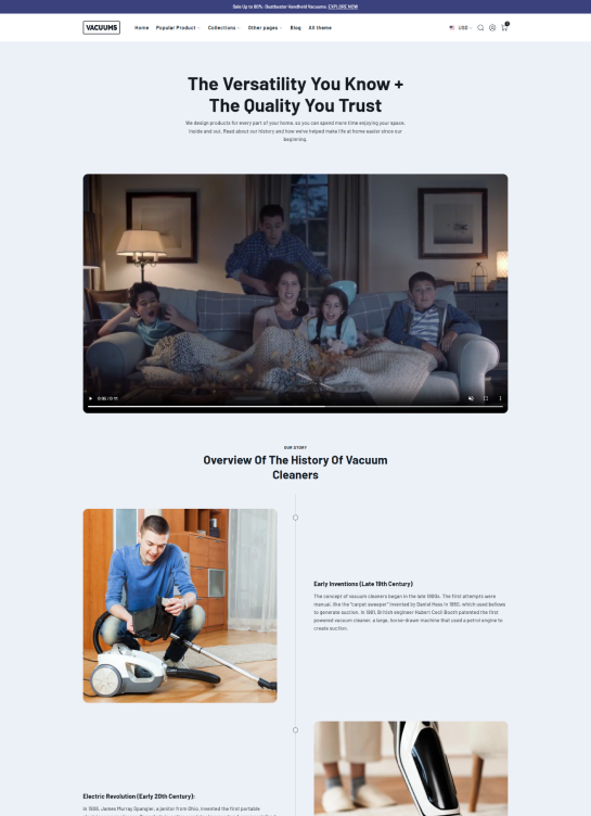 About Us Page