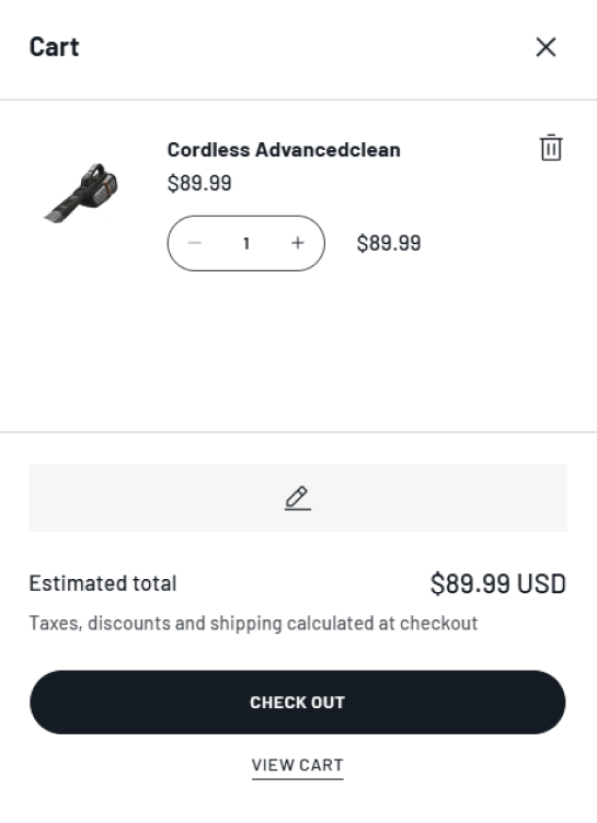 Cart Drawer