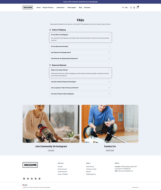 FAQ Page