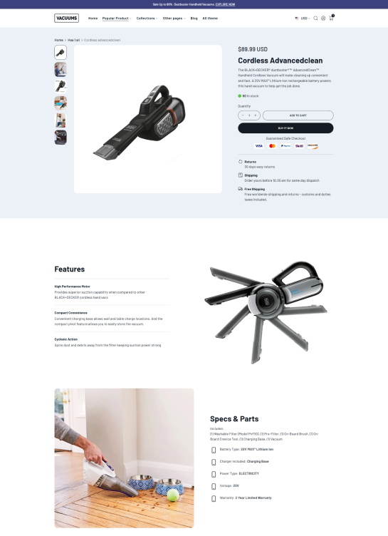 Product Page