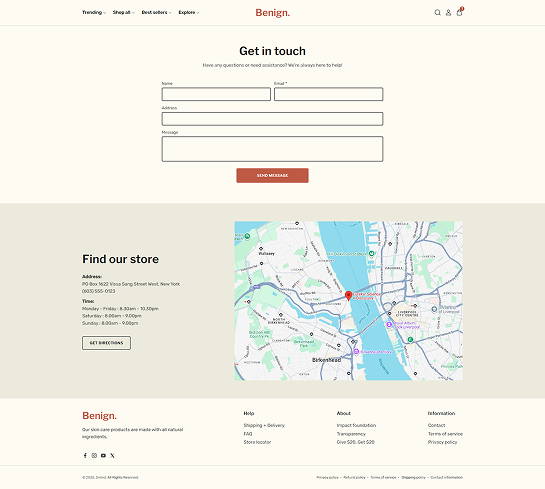 Contact Page