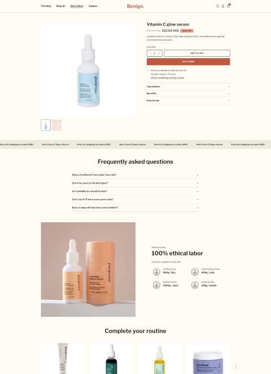 Product Page