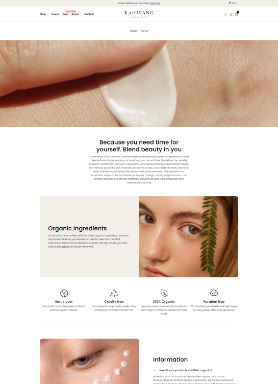 About Us Page