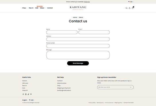 Contact Page