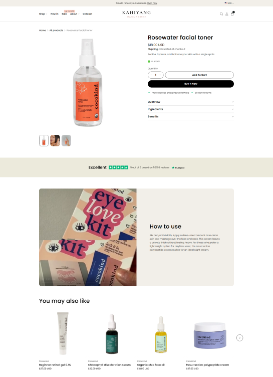 Product Page