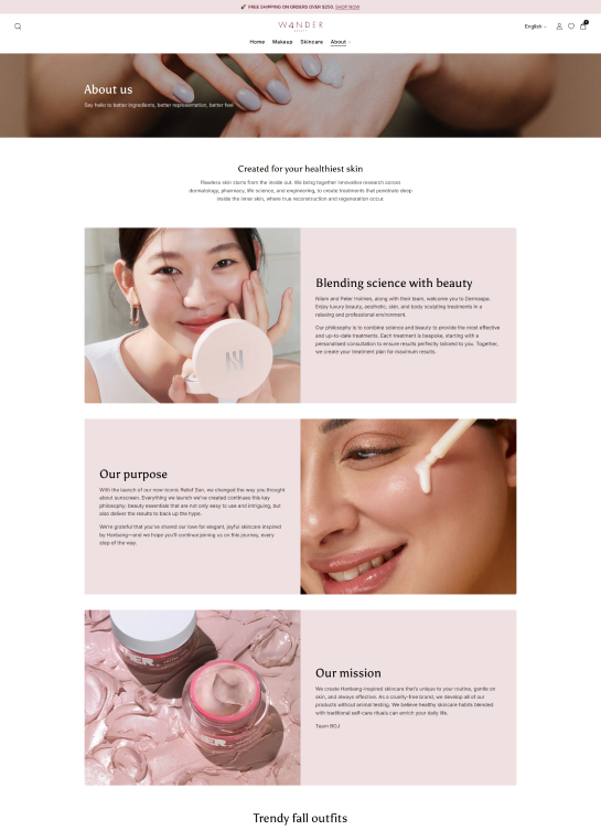 About Us Page
