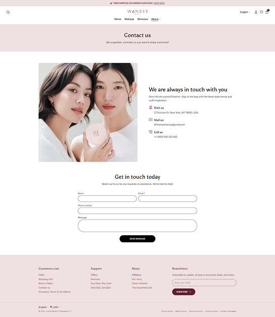Contact Page