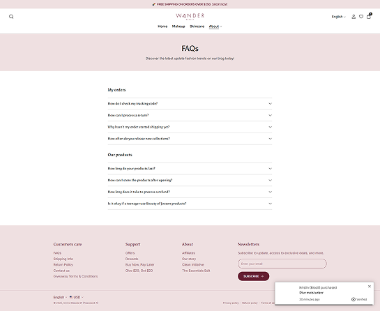 FAQ Page