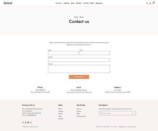 Contact Page