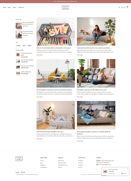 Blog Page