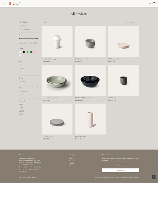 Collection Page