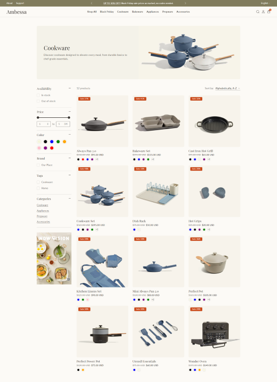 Collection Page